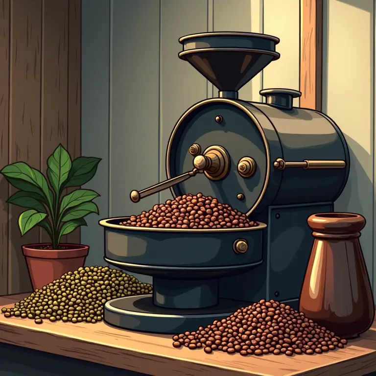 coffee bean roasting