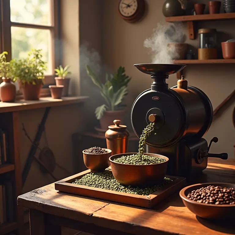 home coffee roasting